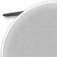 Krix Helix outdoor 2-way in-ceiling speaker photo with grille on (159KB jpg).
