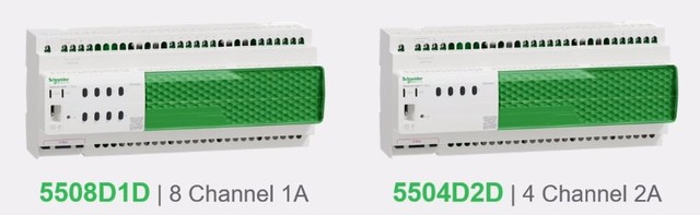 SpaceLogic C-Bus 5508D1D/5504D2D Digital Dimmers designed for LED lights datasheet (2.9MB jpg).