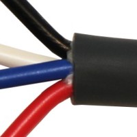 Krix Quadflex speaker cable photo showing the four conductors (105KB jpg).