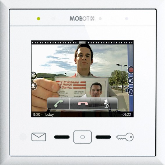 Mobotix MxDisplay home surveillance intercom touchscreen preview (1.09MB pdf)